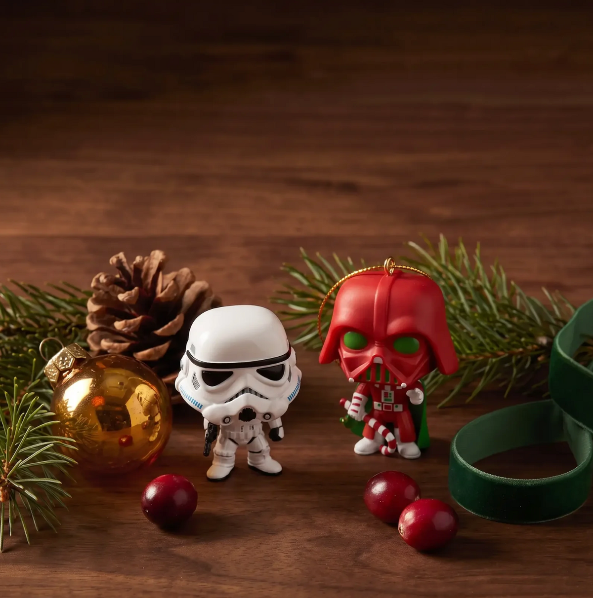 Festive mini character close up